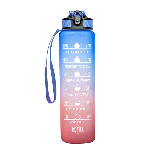 Water Bottle With Time Marker