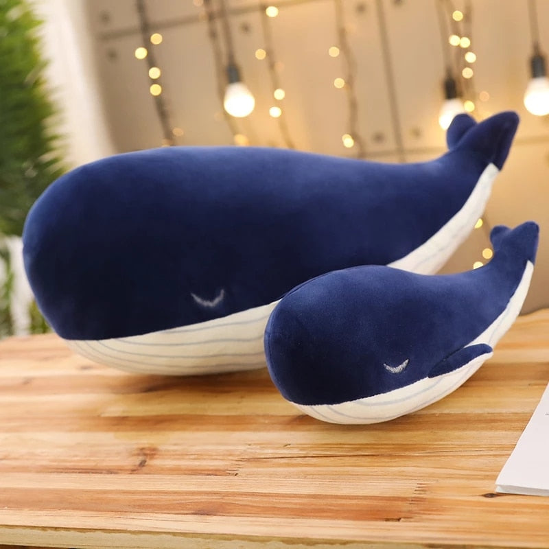 Soft Little Blue Whale Plush Toys