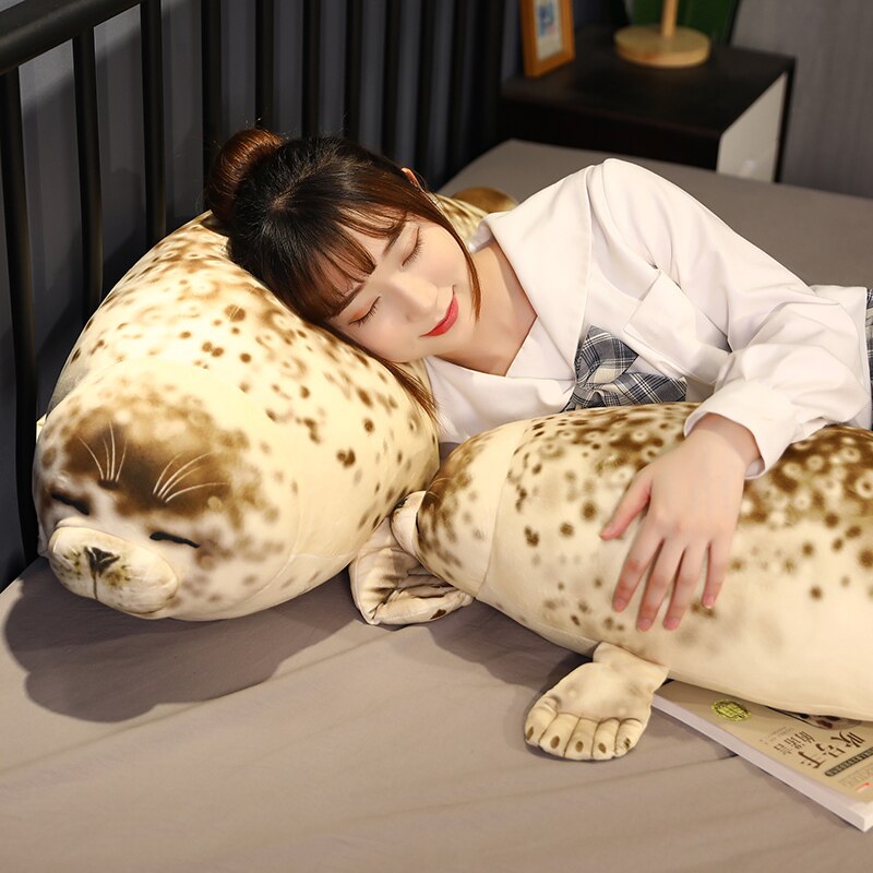 Giant 3D Sea Lion Plush Animal Toys