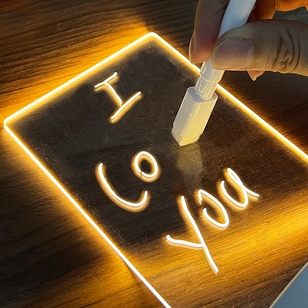 LED Light Note Board